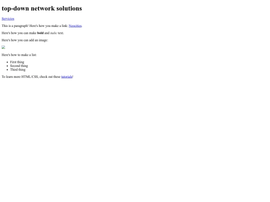 index screenshot
