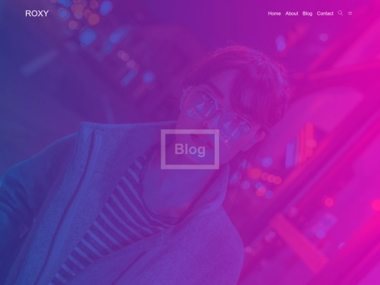 blog screenshot