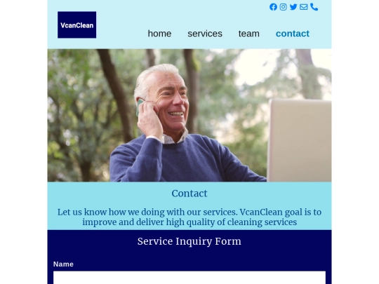contact screenshot