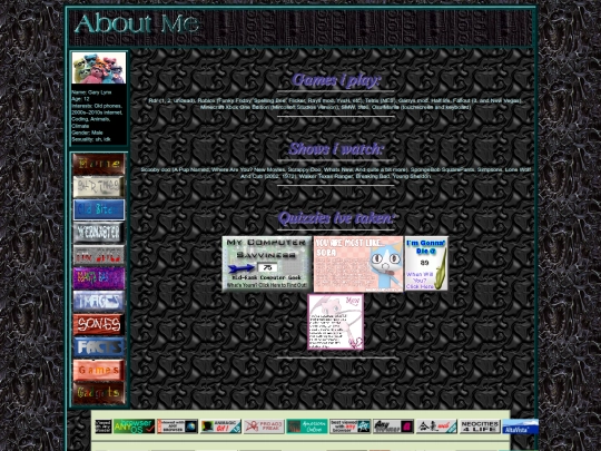 Garfstuf/AboutMe screenshot