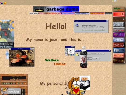 Garfstuf/Archive/SecondNewPage screenshot