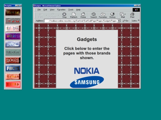 Garfstuf/GadgetsPage screenshot