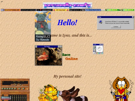 Garfstuf/GarfSubPages/Pages/HomePage screenshot