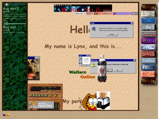 Garfstuf/LandingPage screenshot