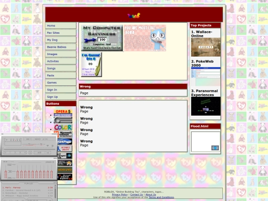 Oldpage screenshot