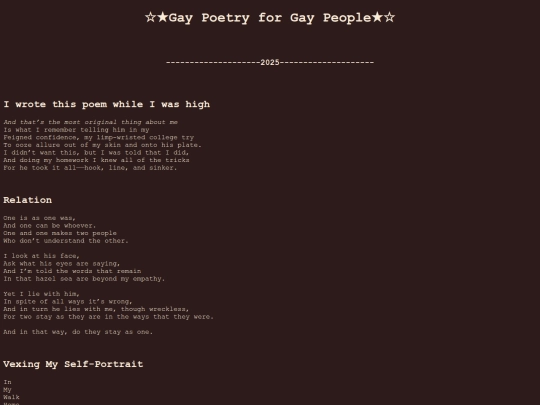 poetry screenshot