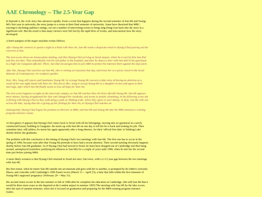 chronology/2YearGap screenshot