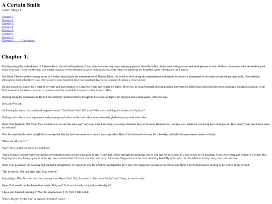 fictions/Page1/AAE-A-Certain-Smile screenshot