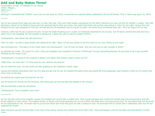 fictions/Page4/AAE-And-Baby-Makes-Three screenshot