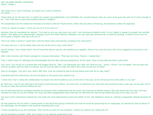 fictions/Page4/AAE-The-Week-Before-Christmas screenshot