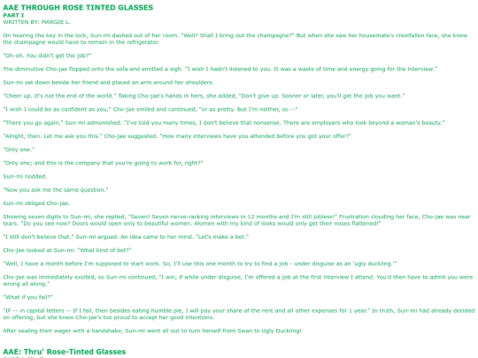 fictions/Page4/AAE-Through-Rose-Tinted-Glasses screenshot
