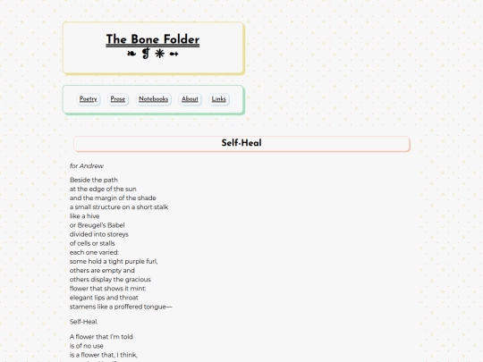 poetry/selfheal screenshot