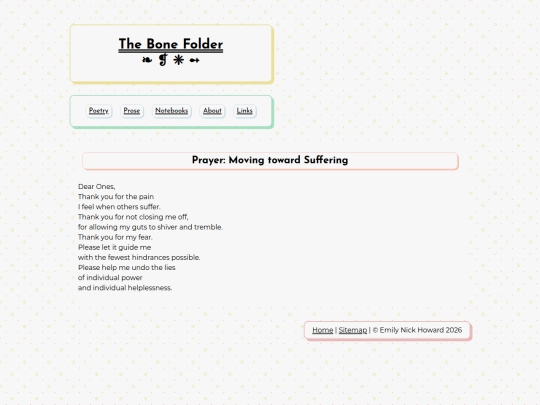 poetry/towardsuffering screenshot