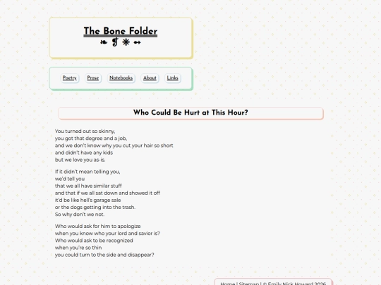 poetry/whocouldbehurtatthishour screenshot