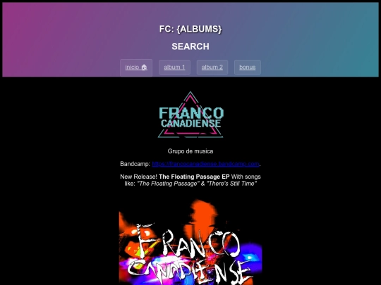 albums screenshot