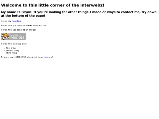 index screenshot