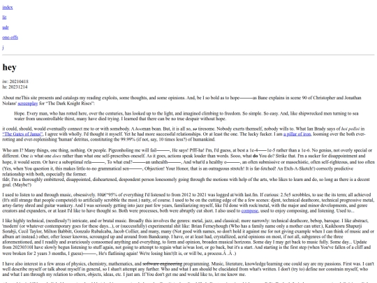 index screenshot
