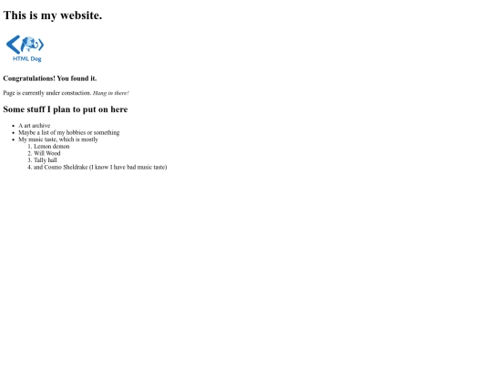 index screenshot