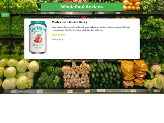 Wholefoods screenshot
