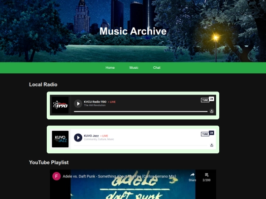 music screenshot