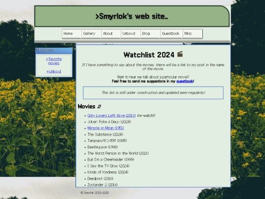 movies/watchlist2024 screenshot