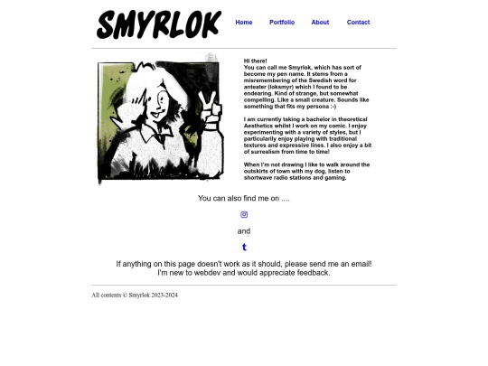 portfolio/about screenshot