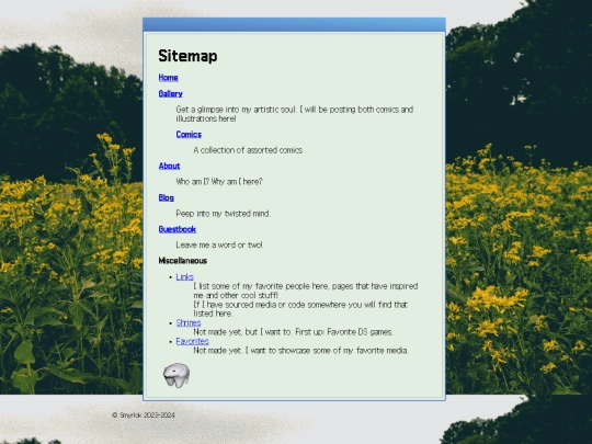sitemap screenshot