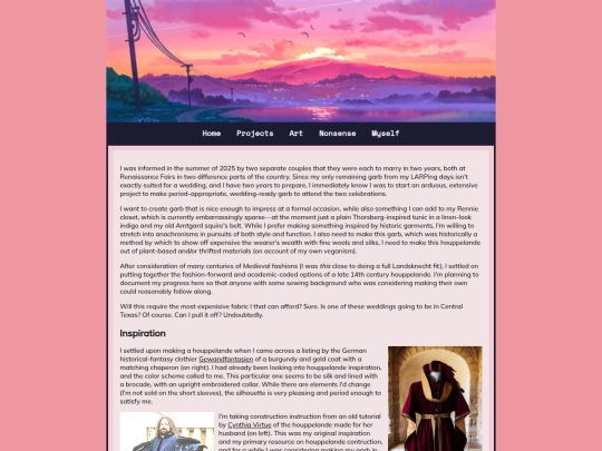 projects/houppelande screenshot