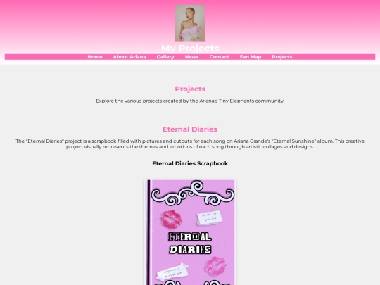 projects screenshot