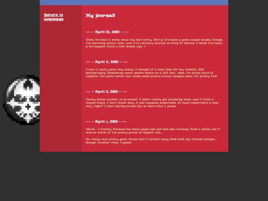 journal screenshot