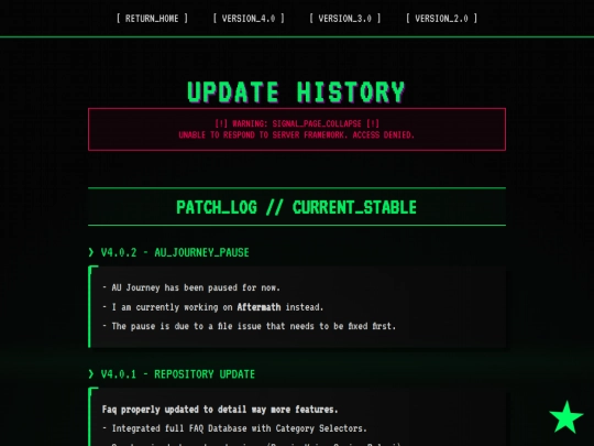 updatelog screenshot
