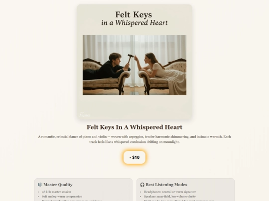 music/albums/FeltKeysInAWhisperedHeart screenshot