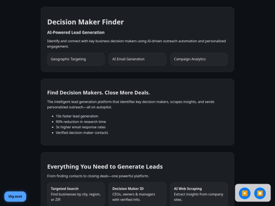 projects/decision-maker-finder screenshot