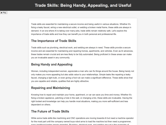 protips/tradeskills screenshot