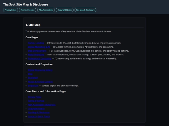sitemap screenshot