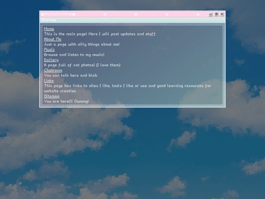 sitemap screenshot