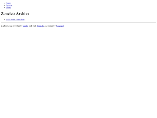 archive screenshot
