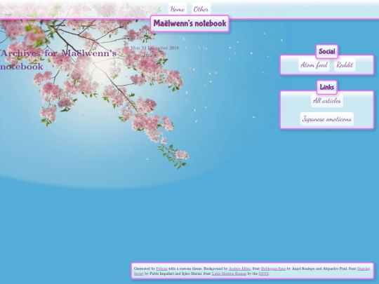 archives screenshot