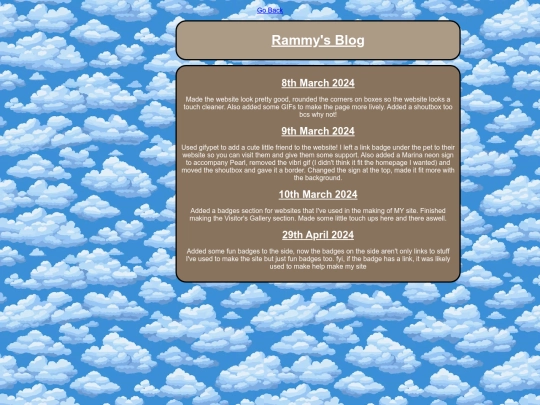 blog screenshot
