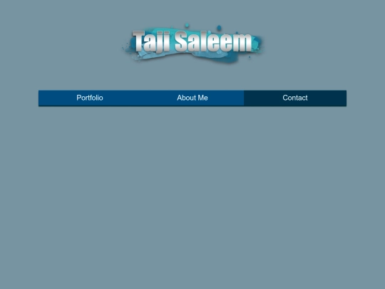 About+Me/Contact screenshot