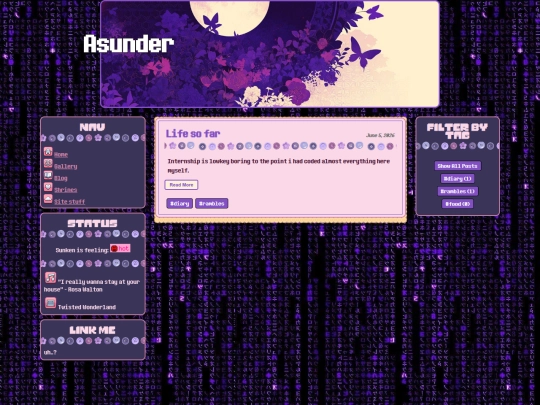 blog screenshot