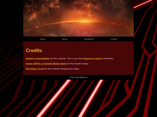credits screenshot