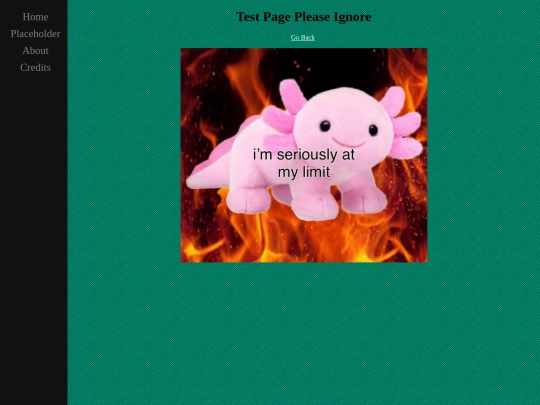 test screenshot
