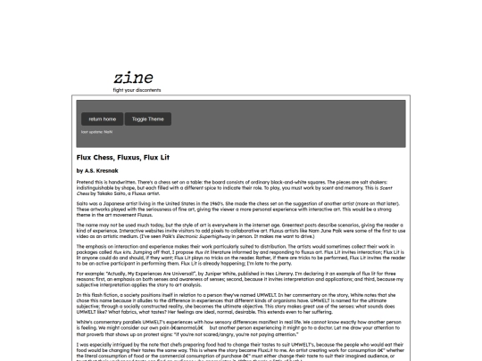 issue1/flux screenshot