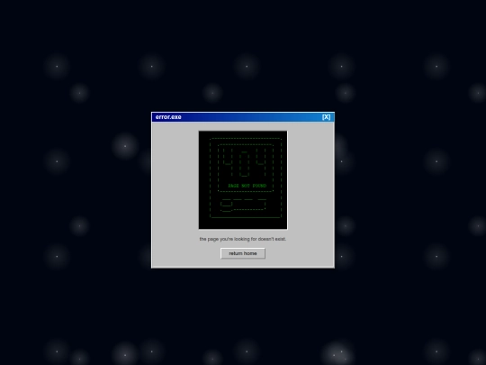 not_found screenshot