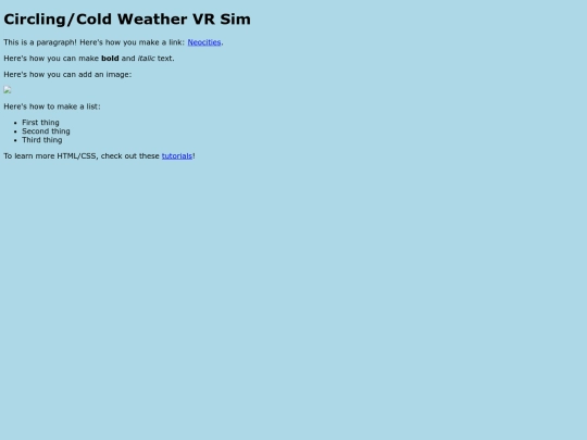 vrsim screenshot