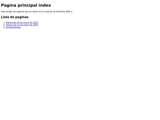 index screenshot
