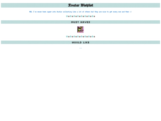Portfolio/avatars screenshot