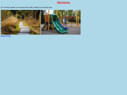 Services screenshot