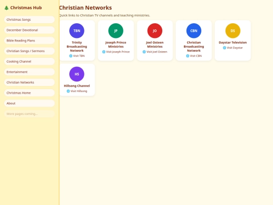 networks screenshot